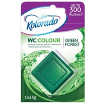 Таблетка для бачка унітазу ТМ KOLORADO WC COLOUR 1 шт ЗЕЛЕНА