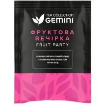 Чай пакетований фруктовий Gemini "Фруктова вечірка" в конверті 2г х 50шт.