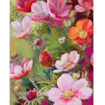 Алмазна мозаїка SANTI "Літні квіти", 40*50см на підрамнику