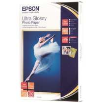 Фотопапір Epson Ultra Глянсовий 300Г/м кв, 10см x 15см, 50л