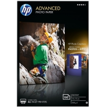 Фотопапір HP Advanced Glossy Photo Paper 250 г/м2, 10x15 см, 100л