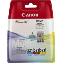 Комплект струменевих картриджів Canon Pixma iP4700/MP560/MP640 CLI-521 CLI-521 C/M/Y (2934B010)