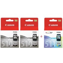 Комплект струменевих картриджів Canon Pixma MP230/MP250/MP270 PG-510/CL-511 Black2/Color (Set510BBC)