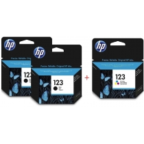 Комплект струменевих картриджів HP Deskjet 2130 №123 Black2/Color (Set123BBC)