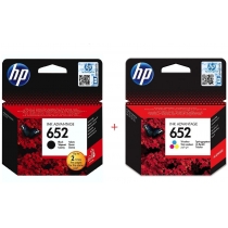 Комплект струменевих картриджів HP Deskjet Ink Advantage 1115/3635 №652 Black/Color (Set652)