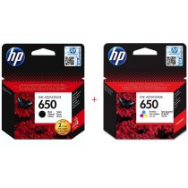 Комплект струменевих картриджів HP DJ Ink Advantage 2515 №650 Black/Color (Set650)