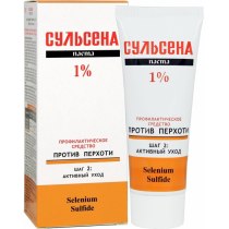 Профілактичний засіб по догляду за шкірою волосистої частини голови ПАСТА СУЛЬСЕНА 1% проти лупи, 75