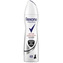 Антиперспірант ТМ Rexona аерозоль антибактеріальний та невидимий на чорному і білому 150 мл