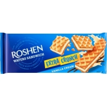 Вафлі Roshen Wafers Sandwich Crunch ваніль ККФ 142г