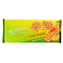 Вафлі Roshen Wafers Sandwich Crunch лимон ККФ 142г