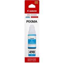 Контейнер з чорнилами Canon для Pixma G1400/G2400/G3400 GI-490C 70мл Cyan (0664C001)