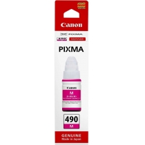 Контейнер з чорнилами Canon для Pixma G1400/G2400/G3400 GI-490M 70мл Magenta (0665C001)