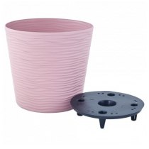 Вазон ТМ Алеана "Ф'южн" зі вставкою, низький d16*14,5см, фрезія