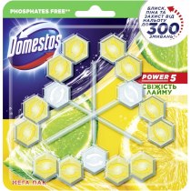 Domestos блок д/очищ уніт пауер 5 тріо свіж лайм 3*55 г