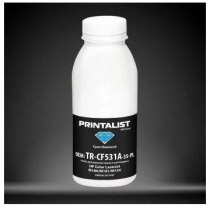 Тонер PRINTALIST для HP CLJ M180/M181/M154 бутль 35г Cyan (TR-CF531A-35-PL)