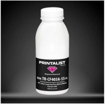 Тонер PRINTALIST для HP CLJ Pro M252/M452, Canon 045 бутль 50г Magenta (TR-CF403A-55-PL)