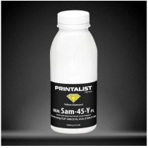 Тонер PRINTALIST для Samsung CLP-300/310, CLX-2160/3160 бутль 45г Yellow (Sam-45-Y-PL)