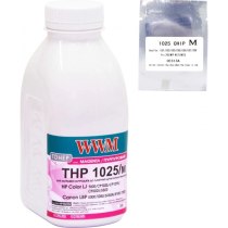 Тонер + чіп WWM для HP CLJ CP1025 бутль 35г Magenta (TC1025M)