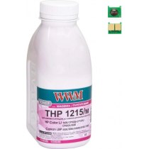 Тонер + чіп WWM для HP CLJ CP1215/CP1515/CM1312 бутль 40г Magenta (TC1215M)