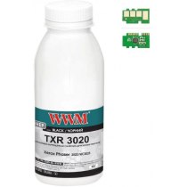 Тонер + чіп WWM для Xerox для Phaser 3020/WC3025 бутль 45г Black (TC-Ph-3020-45-WWM)