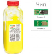 Тонер + чіп АНК для Canon LBP-710/712 бутль 180г 10000 ст. Yellow (3203659)