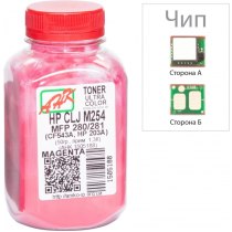 Тонер + чіп АНК для HP CLJ M254/MFP280/281 бутль 60г Magenta (1505192)