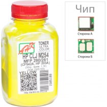 Тонер + чіп АНК для HP CLJ M254/MFP280/281 бутль 60г Yellow (1505193)