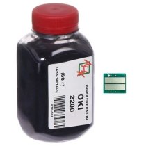 Тонер + чіп АНК для OKI B2200 бутль 80г Black (1400559)