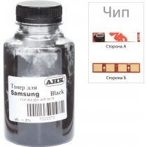 Тонер + чіп АНК для Samsung CLP-320 бутль 45г Black (1500212)