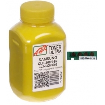 Тонер + чіп АНК для Samsung CLP-360/365/CLX-3300 бутль 40г 1000 ст. Yellow (1505416)