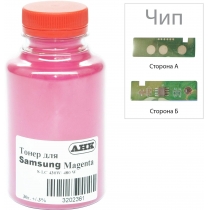 Тонер + чіп АНК для Samsung SL-C430 бутль 30г Magenta (3202628)