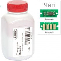 Тонер + чіп АНК для Xerox Phaser 6020/6022, WC 6025 бутль 30г Cyan (3202500)