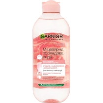 Міцелярна вода для очищення шкіри обличчя Garnier Skin Naturals з трояндовою водою 400 мл