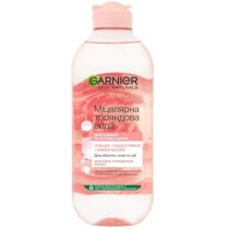 Міцелярна вода для очищення шкіри обличчя Garnier Skin Naturals з трояндовою водою 400 мл