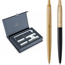 Набір Parker JOTTER XL Monochrome Gold GT BP Matt Black & Gold GT BP (2 кулькові ручки)