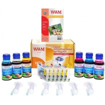 ПЗК Перезаправляемые Картриджи для Epson Stylus Photo R220 WWM  B/C/M/Y/LC/LM 6х100г RC.T048
