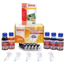 ПЗК Перезаправляемые Картриджи для Canon PIXMA iP4940 WWM  BP/B/C/M/Y 5х100г RC.CLI426ARC
