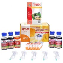 ПЗК Перезаправляемые Картриджи для Canon PIXMA MX924 WWM  BP/B/C/M/Y 5х100г RC.CLI-451