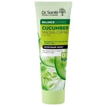 Маска для обличчя ТМ Dr. Sante Cucumber Balance Control Маска-скраб 75 мл