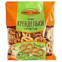 Печиво Крендельки з кунжутом Київхліб 260 г