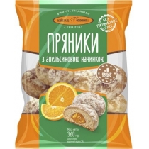 Пряники з апельсиновою начинкою Київхліб 360 г
