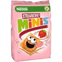 Готовий сухий сніданок STRAWBERRY-MINIS зі смаком полуниці 250 г.