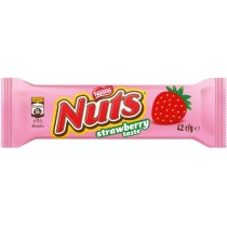 Батончик NUTS Strawberry зі смаком полуниці 42г