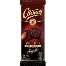 Шоколад чорний СВІТОЧ Авторський  Класичний  49% 85г