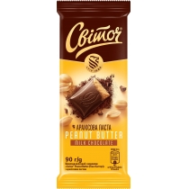Шоколад молочний з начинкою СВIТОЧ Peanut Butter з арахісовою пастою 90г