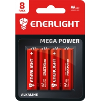 Батарейка Enerlight MEGA POWER AA BLI 8