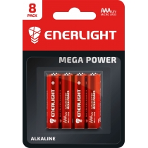 Батарейка Enerlight MEGA POWER AAA BLI 8