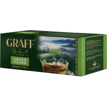 Чай зелений  "Green Paradise/Зелений Рай"  ТМ GRAFF в пакетиках 36г (20*1.8г)