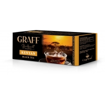 Чай чорний "Kenya / Кенія" ТМ Graff в пакетиках 40г (20*2г)