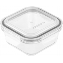 Контейнер для зберігання харчових продуктів Ardesto Gemini, 0.3л, боросилікатне скло, пластик, квадр
